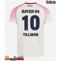 Camisa de Futebol Bayer Leverkusen Malik Tillman #10 Equipamento Secundário 2025-26 Manga Curta